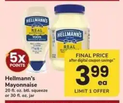 Safeway Hellmann's Mayonnaise offer