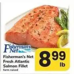 Safeway Fisherman's Net Fresh Atlantic Salmon Fillet offer