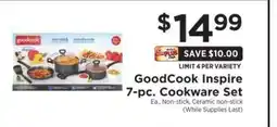 ShopRite GoodCook Inspire 7-pc. Cookware Set offer
