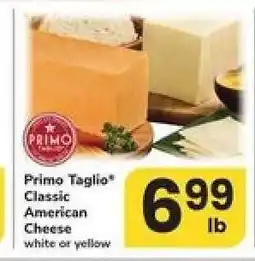 Safeway Primo Taglio Classic American Cheese offer