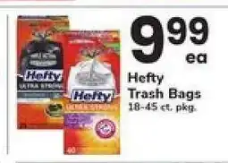 Safeway Hefty Trash Bags offer