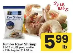 Safeway Jumbo Raw Shrimp offer