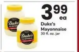 Safeway Duke's Mayonnaise offer