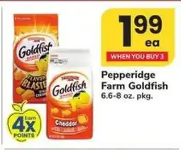 Safeway Pepperidge Farm Goldfish offer