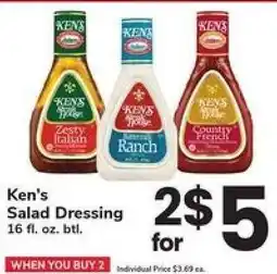 Safeway Ken's Salad Dressing offer