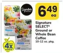 Safeway Signature Select Coffee offer