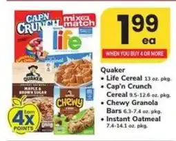 Safeway Quaker Products offer