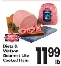 Safeway Dietz & Watson Gourmet Lite Cooked Ham offer