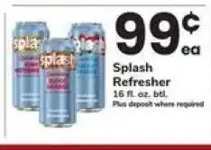 Safeway SPLASH REFRESHER offer