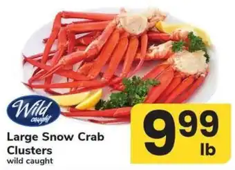 Safeway Large Snow Crab Clusters offer