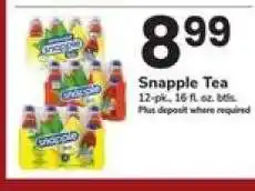 Safeway Snapple Tea offer