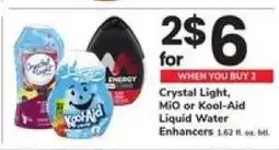 Safeway Crystal Light, MiO or Kool-Aid Liquid Water Enhancers offer