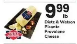Safeway Dietz & Watson Picante Provolone Cheese offer