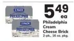 Safeway Philadelphia Cream Cheese Brick offer
