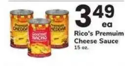 Safeway Rico's Premium Cheese Sauce offer