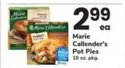 Safeway Marie Callender's Pot Pies offer