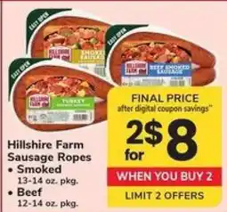 Safeway Hillshire Farm Sausage Ropes offer