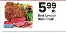Safeway Beef London Broil Steak offer