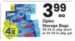Safeway Ziploc Storage Bags offer