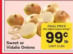Safeway Sweet or Vidalia Onions offer