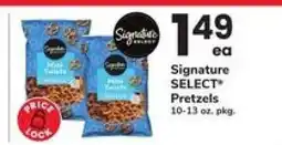 Safeway Signature Select Pretzels offer