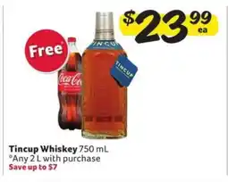 Winn Dixie Tincup Whiskey offer
