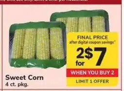 Safeway Sweet Corn offer
