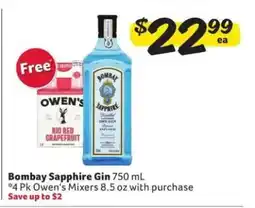 Winn Dixie Bombay Sapphire Gin offer