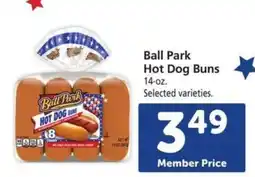 Safeway Ball Park Hot Dog Buns offer