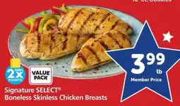 Safeway Signature Select Boneless Skinless Chicken Breasts offer