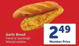 Safeway Garlic Bread offer