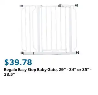 Sam's Club Regalo Easy Step Baby Gate, 29 - 34 or 35 - 38.5 offer