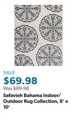 Sam's Club Safavieh Bahama Indoor/Outdoor Rug Collection, 8' x 10' offer