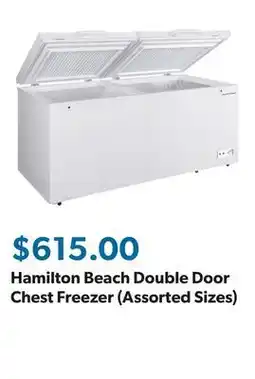 Sam's Club Hamilton Beach Double Door Chest Freezer (Assorted Sizes) offer