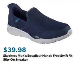 Sam's Club Skechers Men's Equalizer Hands Free Swift Fit Slip-On Sneaker offer