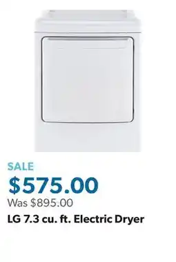 Sam's Club LG 7.3 cu. ft. Electric Dryer offer