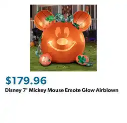 Sam's Club Disney 7' Mickey Mouse Emote Glow Airblown offer