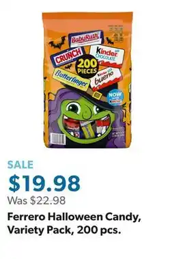 Sam's Club Ferrero Halloween Candy, Variety Pack, 200 pcs offer