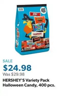 Sam's Club HERSHEY'S Variety Pack Halloween Candy, 400 pcs offer