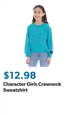 Sam's Club Character Girls Crewneck Sweatshirt offer
