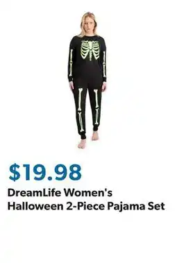 Sam's Club DreamLife Women's Halloween 2-Piece Pajama Set offer