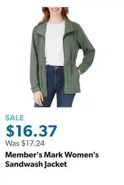 Sam's Club Member's Mark Women's Sandwash Jacket offer