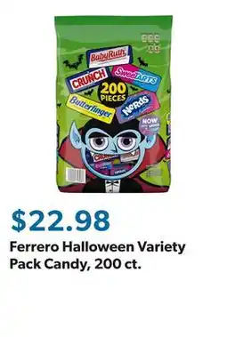 Sam's Club Ferrero Halloween Variety Pack Candy, 200 ct offer