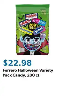 Sam's Club Ferrero Halloween Variety Pack Candy, 200 ct offer
