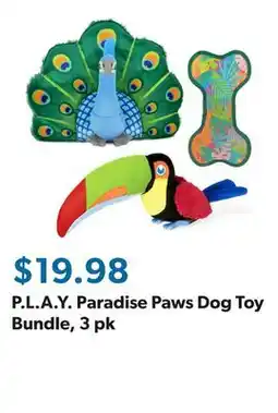 Sam's Club P.L.A.Y. Paradise Paws Dog Toy Bundle, 3 pk offer