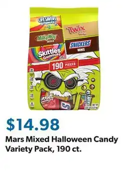 Sam's Club Mars Mixed Halloween Candy Variety Pack, 190 ct offer