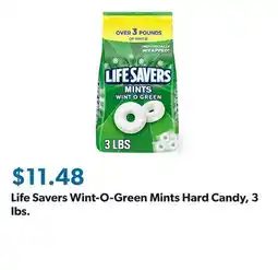 Sam's Club Life Savers Wint-O-Green Mints Hard Candy, 3 lbs offer