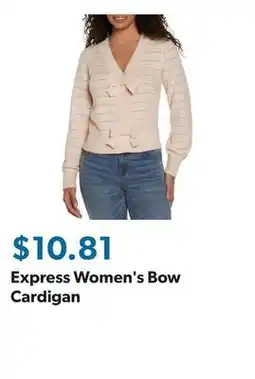 Sam's Club Express Women's Bow Cardigan offer