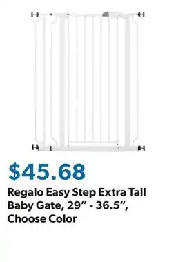 Sam's Club Regalo Easy Step Extra Tall Baby Gate, 29 - 36.5, Choose Color offer