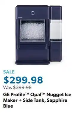 Sam's Club GE Profile Opal Nugget Ice Maker + Side Tank, Sapphire Blue offer